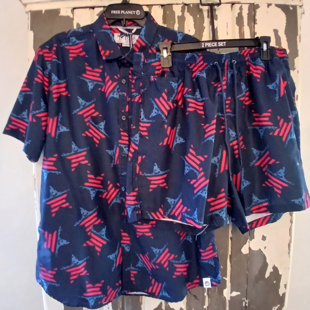 NWT 70.00 Surf & Swim XL 2 Pc Set By Free Planet